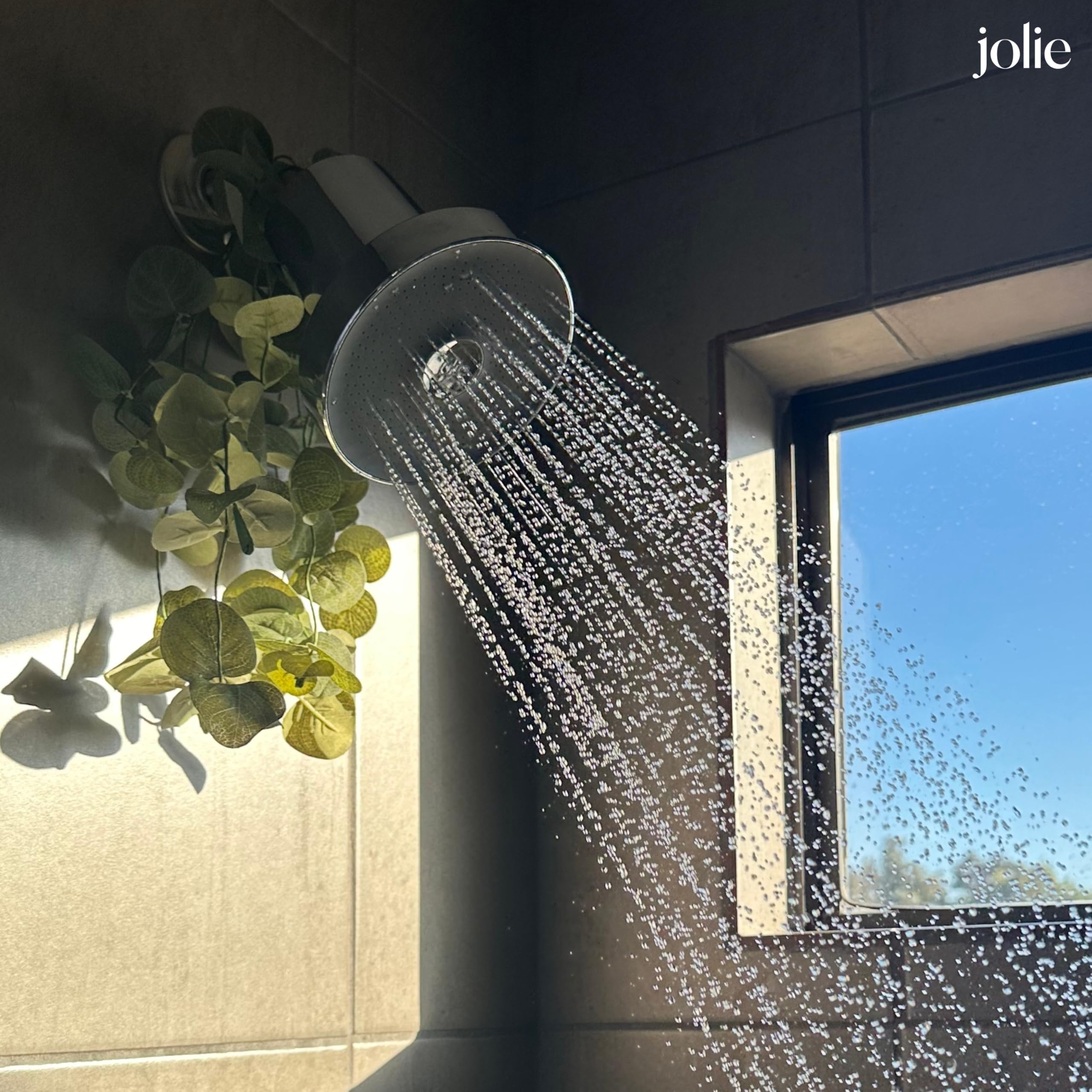 THE JOLIE FILTERED SHOWERHEAD with Shower Filter System